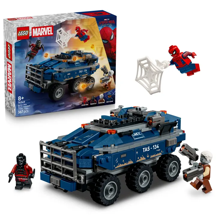 LEGO® 76349 Marvel Spider-Man: Persecución del Furgón Penitenciario de Juguete - 1