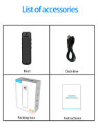 Cámara Mini DV HD 1080P Con Visión Nocturna WiFi Hotspot Cámara Deportiva Inteligente Para Exteriores Registro Policial - details 15