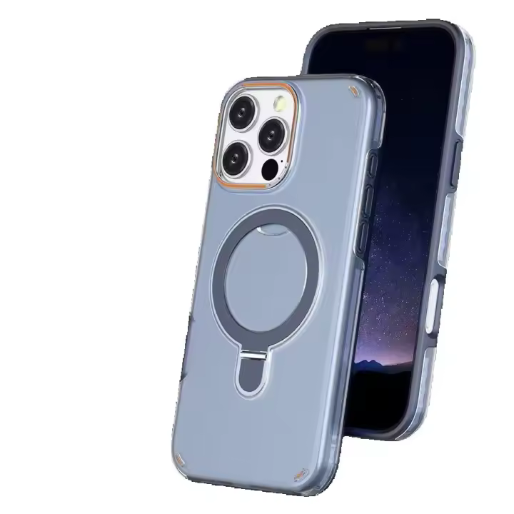 Magsafe-soporte magnético para lente de teléfono, Funda transparente de lujo para iPhone 16, 15 Pro Max, 12, 13, 14, 15 Plus - 1