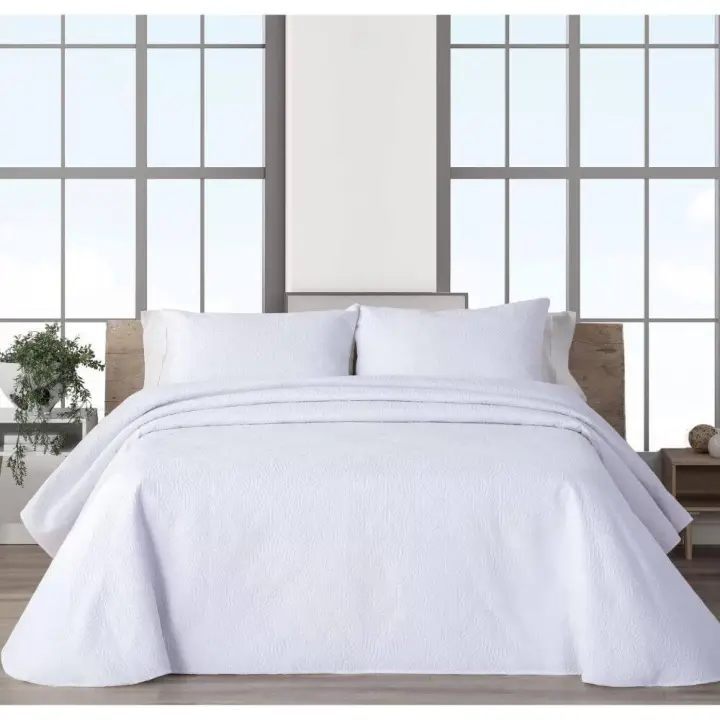 Manterol Bouti Spot Summer Soft 004 Mosaico Blanco para Cama de 105 cm (200x270 cm) - 1