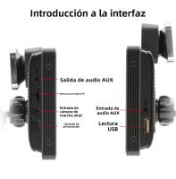 BQCC Reproductor Multimedia Portátil Para Coche 10.26 Pulgadas Pantalla IPS Car DVR Con Carplay Sin Cable Android Auto BT USB TF AUX Stereo Inteligente - details 9