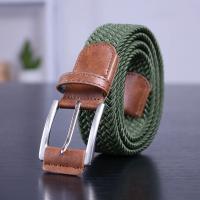 Cinturón De Lona Unisex Elástico Para Jeans Cierre De Hebilla Casual Transversal Ajustable Para Hombres Y Mujeres - details 1
