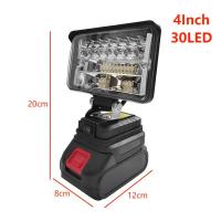 Luz LED Portátil Para Trabajos Al Aire Libre Y Emergencias Compatible Con Makita Recargable Aluminio 3/4/5/8 Pulgadas Para Pesca Y Uso General - details 4