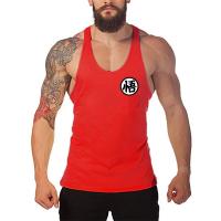 Top De Tanque Para Hombres Profesional Para Bodybuilding Estampado De Logo De Anime Japonés Y Wu Font Prenda De Gimnasio Con Dorsal Y Estilo Fitness Ropa De Verano Muscular Sin Capucha - details 6