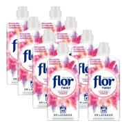 PACK - 8 botellas de Suavizante FLOR para la ropa aroma TWIST, 472 dosis - details 0