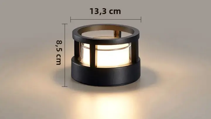 Luz De Paisaje Exterior LED 6W 12W Luz De Columna Jardín Courtyard Impermeable 110V-220V Montaje En Superficie Luz De Pared - 1