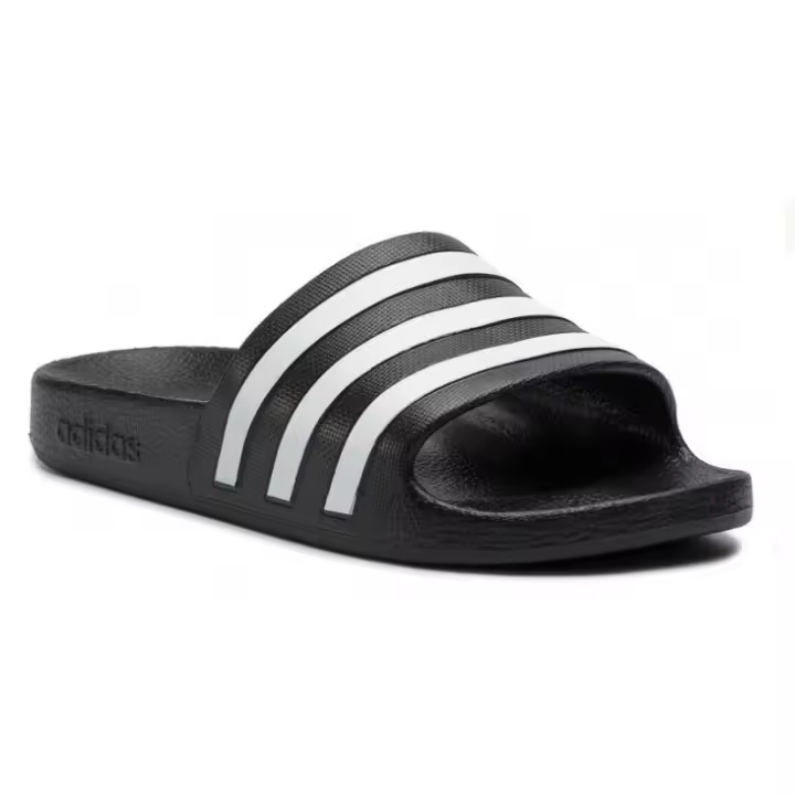 CHANCLAS ADIDAS AQUA NEGRA- BLANCA HOMBRE - 1