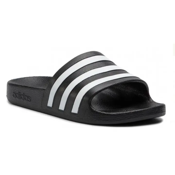 CHANCLAS ADIDAS AQUA NEGRA- BLANCA HOMBRE - 1