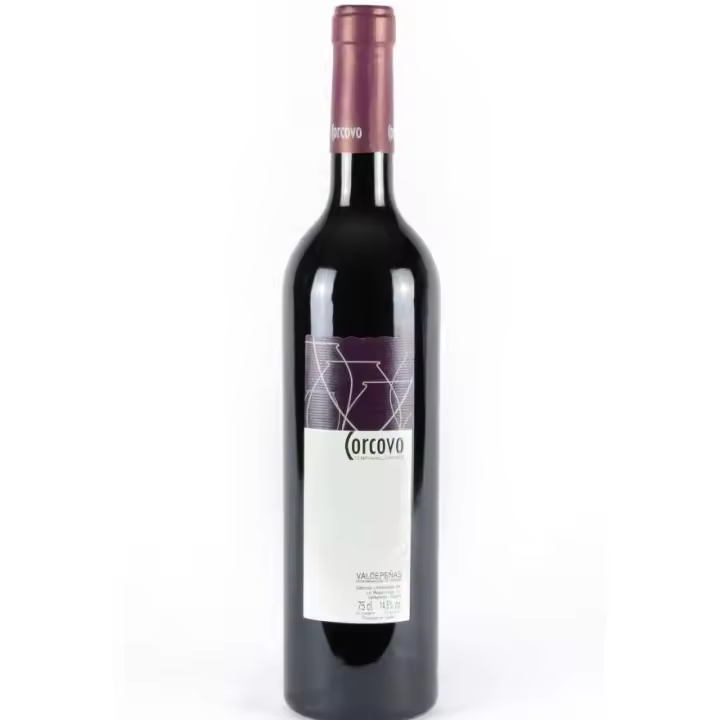 Blanco y Tinto Corcovo Roble - Tempranillo - Bodega Megía e Hijos - Vino Tinto de Valdepeñas - 1