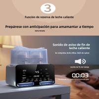 Calentador De Leche Automático Para Bebé Termómetro De Botella De Leche Calentador Y Desinfectador De Botellas De Leche Material P.P. Recargable EU/US Plug - details 12