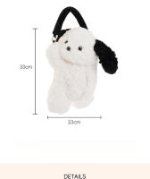 Muñeco De Peluche De Panda Rojo Estuche De Papel Higiénico De Muñeco De Peluche Para Decoración Del Hogar Figura De Perro Oso Kawaii Para Colgar En La Pared - details 4
