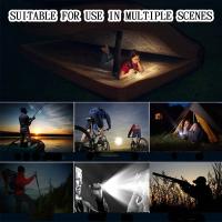 Linterna Táctica Recargable USB KDULIT Mini LED Super Brillante Con Zoom Portátil Para Camping Y Emergencias - details 13
