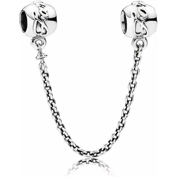 Cadena de seguridad "Family Forever" 791788, de Pandora，Incluye Caja Original - 1
