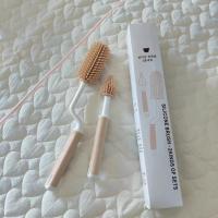 Cepillo De Limpieza Para Botella Y Tetina De Bebé De Silicona Largo Mano Nueva Herramienta De Limpieza Especial Coreana Para Recién Nacidos - details 1