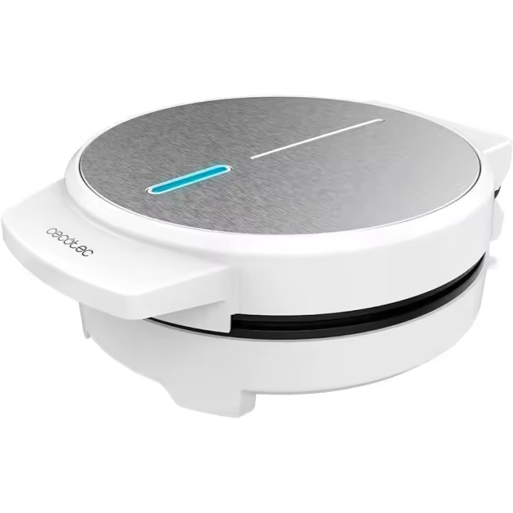 Cecotec Gofrera Fun Gofrestone - Gofrera Eléctrica con 1000 W de Potencia y Acabados en Acero Inoxidable - 1