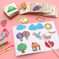 Set De 42 Plantillas De Dibujo DIY En Madera Con Marcas Para Niños Herramienta De Dibujo Para Principiantes - details 2