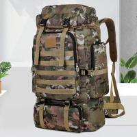Mochila De Camuflaje Grande Para Senderismo Y Camping En Montaña Mochila De Lona Para Ciclismo Y Actividades Al Aire Libre - details 20