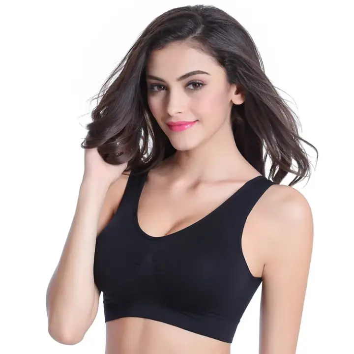 Sudadera Deportiva Para Mujer Grande Sin Forro Un Solo Capa Para Yoga Correr Fitness Transpirable Sin Costuras Top Deportivo - 1