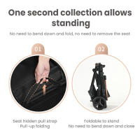Foldable Baby Stroller Luxurious Portable Travel Baby Carriage Fold Pram High Landscape Shock Absorption Newborn Infant Stroller - details 6