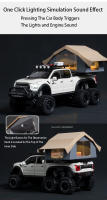 Coche De Juguete a Escala 1:24 Raptor F150 Con Luz Y Sonido 5 Puertas Abiertas Modelo De Metal Para Niños Regalo De Colección - details 5