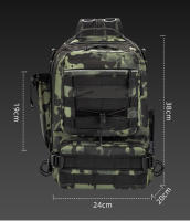 Bolsa Táctica Para Camping Escalada Y Pesca Mochila Deportiva Exterior Unisex Nylon M Tamaño Para Viajes Y Caza - details 3