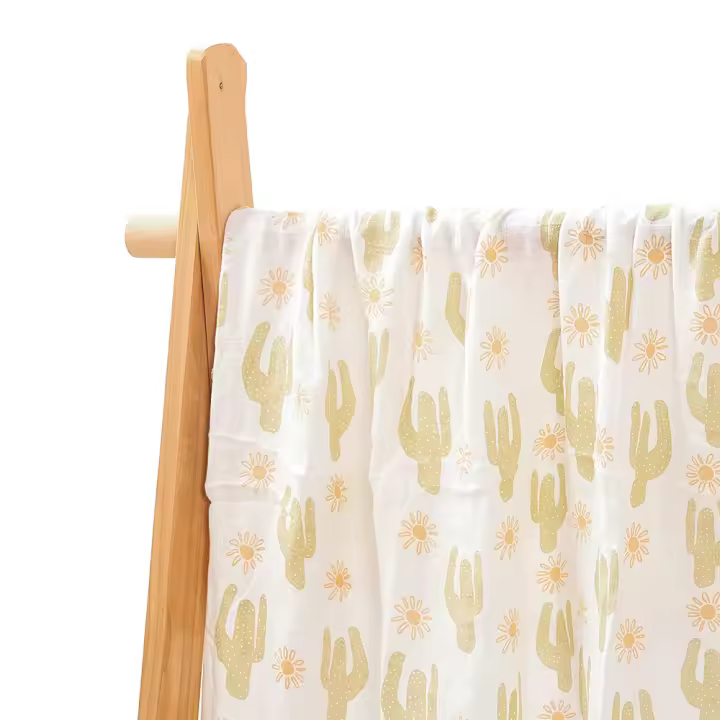 Kangobaby #Mi Vida Suave# Nueva Diseño Manta De Envolver Para Bebé De Algodón Y Bambú Muselina Cómoda Cubierta Para Amamantar Recién Nacido - 1