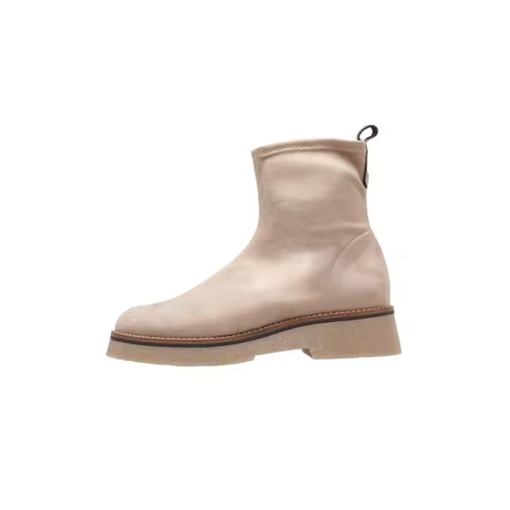 Sandra Fontán BURADA Botines Planos Mujer Taupe - 1