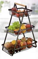 HOME  Cesta de Frutas de 2 Niveles con Soporte para Frutero y Verduras - details 5