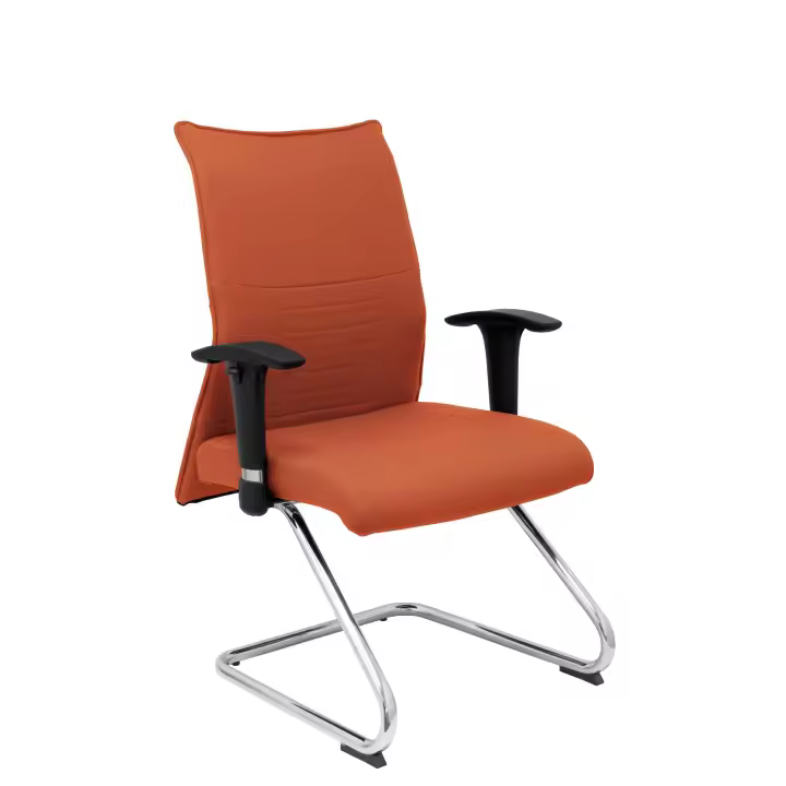 Piqueras Y Crespo Sillón Albacete Ergonómico con Patín Cromado y Brazos Regulables - 1