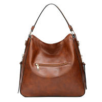 Bolso Hombro Mujer DIDABEAR De Cuero Gran Capacidad Estilo Vintage Casual Bolso De Mano Tote Bolsa De Moda Con Solapa - details 4