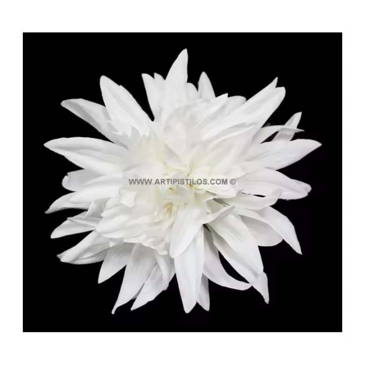 Dalia de Tela 18 Cm - Decoración Realista - Variedad de Colores - 1