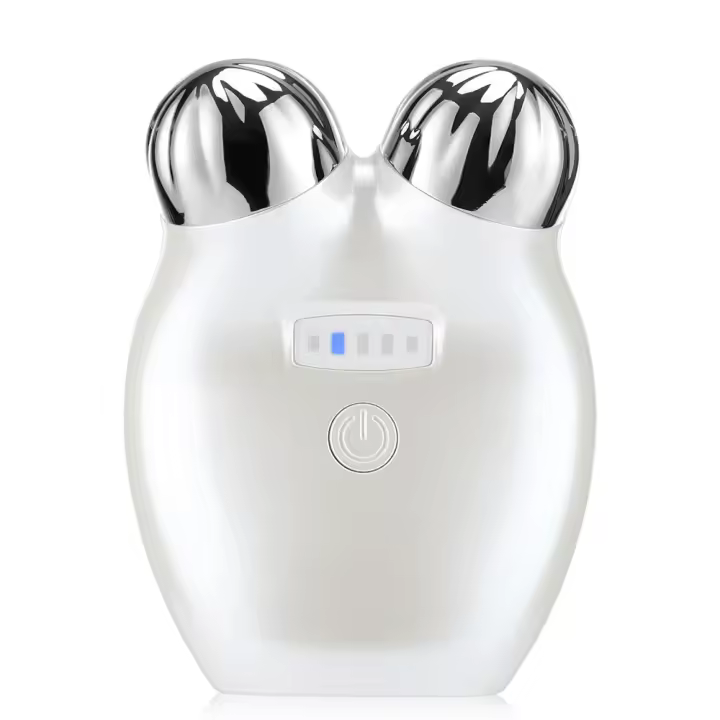 Facial Lifting Microcurrent Roller Face Massager Tightening Anti Wrinkle Aging Massage Face Slimming Roller Skin Care Device - 1