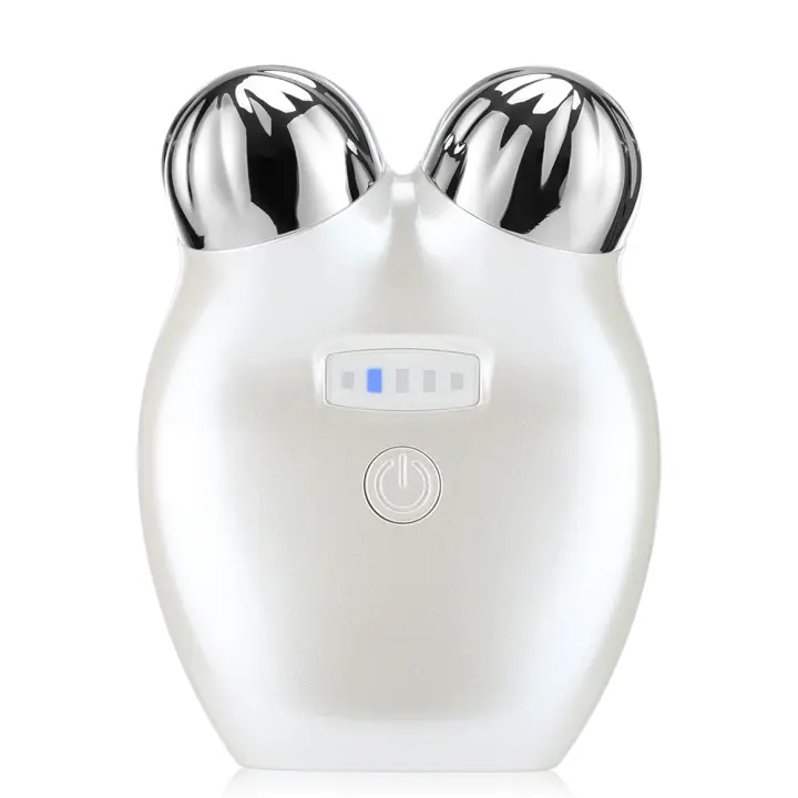 Facial Lifting Microcurrent Roller Face Massager Tightening Anti Wrinkle Aging Massage Face Slimming Roller Skin Care Device - 1