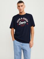 Jack & Jones Hombre Pack 2 Camisetas de Algodón logo estampado Moda Casual Informal - details 5