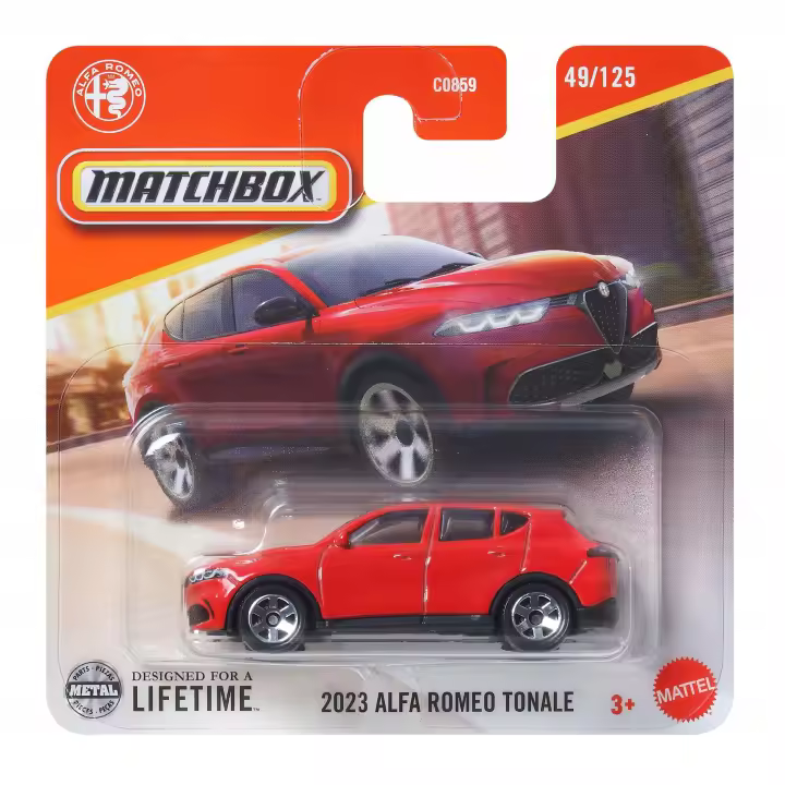 MATCHBOX  - Alfa Romeo Tonale 2023 - Juguete de vehículos  rápidos y realistas  - Idea de regalo per collecionista - Edad recomendada mayores 3 años - 1