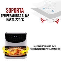 BIT . 200 UD. Papel Freidora Aire Cuadrado de 20cm o 16 cm+ Aceitera+Guantes+Dosificador Aceite de Regalo. 200 Piezas de Papel para Freidora de Aire. Papel Air Fryer Cuadrado. Moldes Papel Freidora de Aire 100% Grado Alimenticio. - details 3