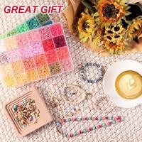 Kit De Hacer Pulseras Con 4800 Piezas De Cuentas De Arcilla En 48 Colores Para Niñas De 8 a 12 Años Kit De Joyería Preppy Regalo - details 5