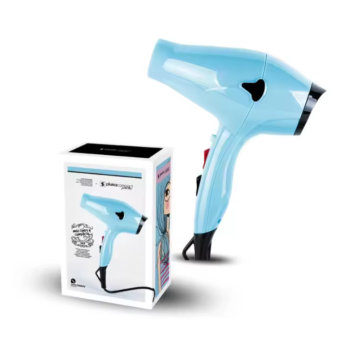 PERFECT BEAUTY Secador Pluma Compact Pastel Blue - 1