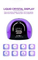 Secador De Uñas LED UV Con 57 LEDs Para Secado Rápido De Toda La Polvos De Uñas Lámpara De Manicura Con Timer Y Sensor Automático Herramienta Para Salón De Belleza - details 2