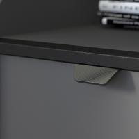 Miroytengo Mesa Escritorio Gaming Grande con Cajón y Armario con puerta Abatible en Color Gris con LED 98x180x67 cm - details 2