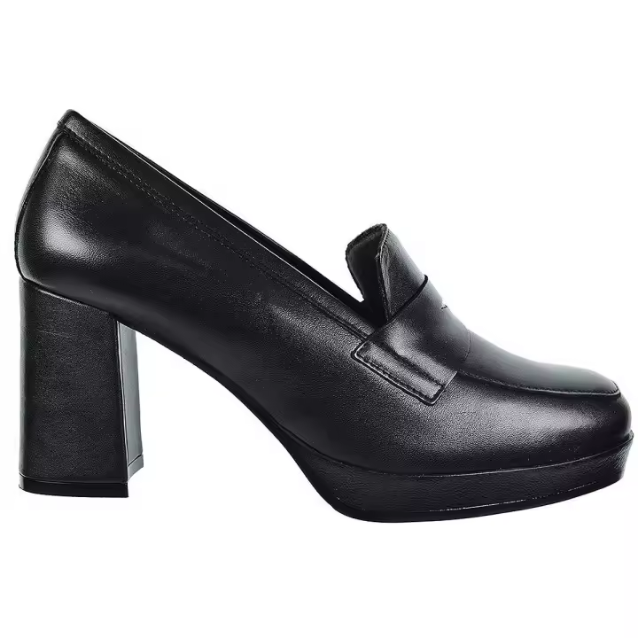 Julie4 Desireé Zapato Piel Cremallera Plataforma Tacón Mujer - 1