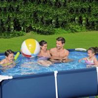 LILI HOME Piscina Tubular Recreativa Steel Pro 300 x 201 x 66 cm Y más modelos para elegir. Es perfecta para refrescarte y relajarte en los días calurosos. Fabricada con materiales de alta calidad para garantizar resistencia y durabilidad. - details 4