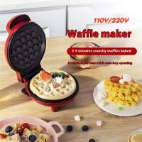 Máquina de gofres eléctrica para el desayuno, Mini olla para gofres, horno para pasteles, huevos, burbujas - details 2
