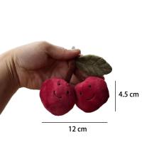 Muñeco De Peluche Jelly Cat Con Rostro Sonriente De Frutas Plátano Manzana Cereza Decoración Para Hogar Y Dormitorio Juguete Interactivo Para Mascotas Regalo De Cumpleaños - details 21
