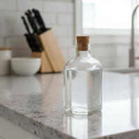 Botella de Cristal | Tapón de Corcho Natural | Múltiples Packs a Elegir | Frascas de Cristal para Agua u Otro Tipo de Líquidos | Hostelería, Celebraciones, Fiestas | Botellas Reutilizables y Fácil de Limpiar | Botellitas para Bar, Decoración - details 2