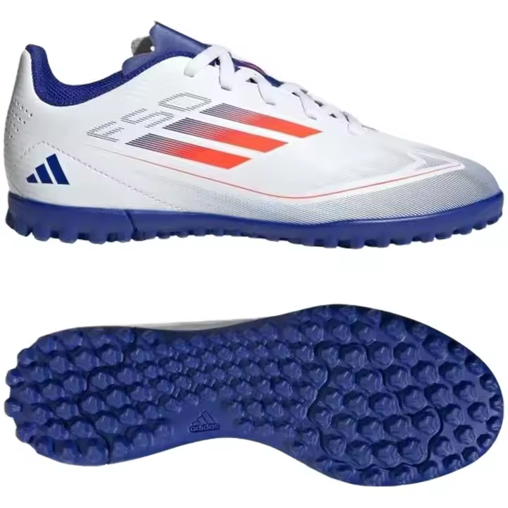 Botas de Futbol Adidas F50 Club Tf para niños unisex en color multicolor - 1