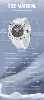 Reloj De Pulsera Para Hombre LIGE 2024 Marca Original Cuarzo 50m Resistente Al Agua Correa De Silicona Moda Reloj Hombre LG89123 - details 4