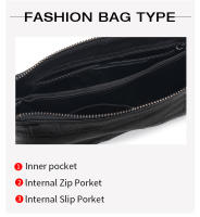 Bolso De Hombro Para Mujer De Cuero Genuino Estampado De Crocodilo Versátil Y Atmosferico Bolso De Móvil Cruzado - details 4