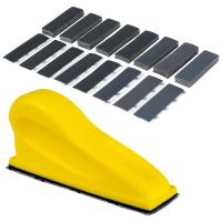 Kit De Lijadora Portátil 80Pcs 3.5x1inch Mini Detalle Seco Y Humedo Papel De Lijar De 80 a 800 Grados Para Manualidades Y Carpintería - details 3