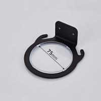 Soporte De Secador De Pelo De Aluminio Espacial Para Pared Organizador De Baño Estante De Almacenamiento Montado En La Pared Con Capacidad De Carga De 10kg 8cm - details 11
